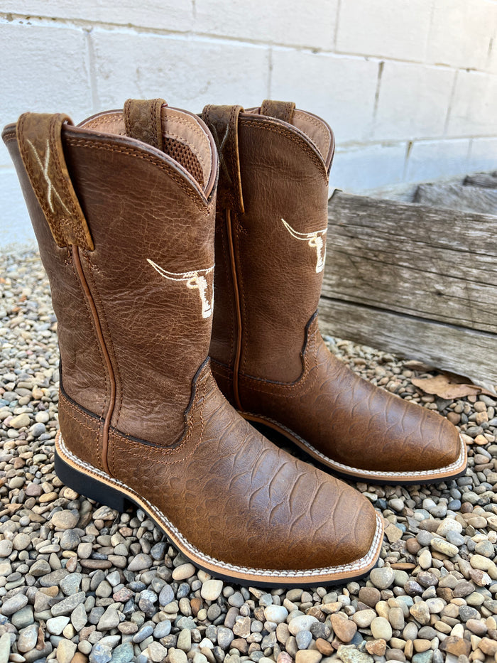 Twisted X Children’s & Youth Top Hand Tan Leather Cowboy Boots YTH0016-Painted Cowgirl Western Store