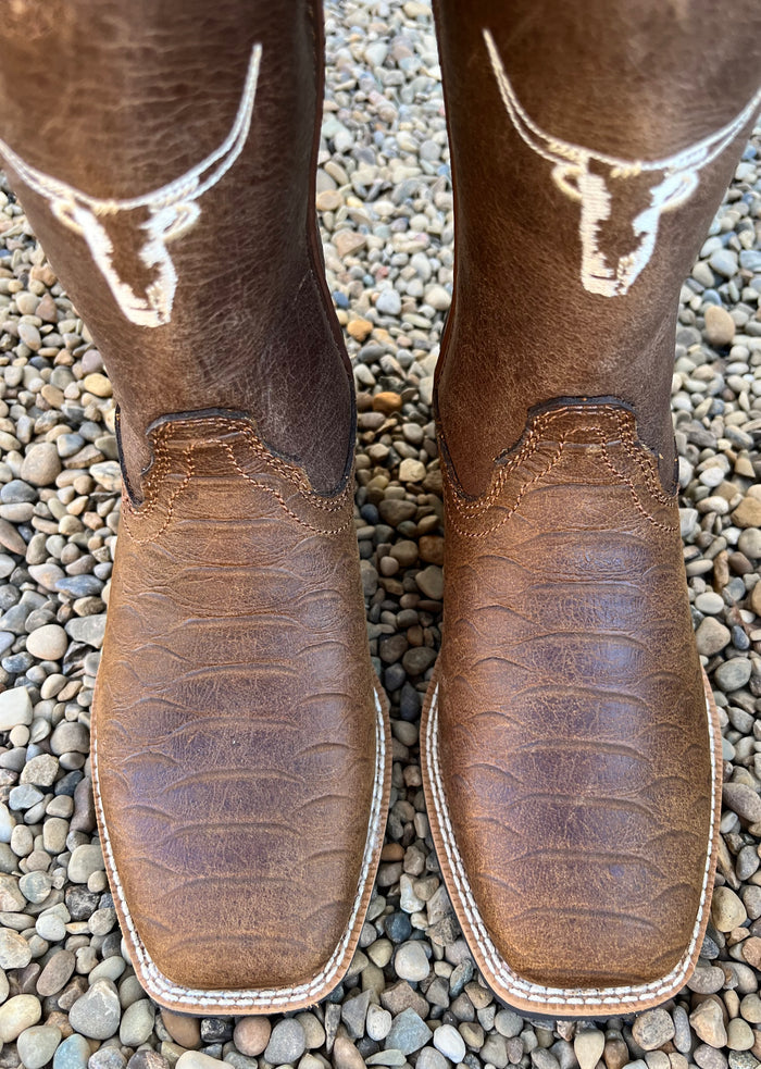 Twisted X Children’s & Youth Top Hand Tan Leather Cowboy Boots YTH0016-Painted Cowgirl Western Store