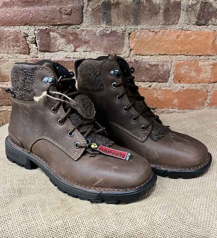 Rocky Women’s Legacy 32 6" Lace Up Waterproof Composite Safety Toe Work Boots RKW0411-Painted Cowgirl Western Store