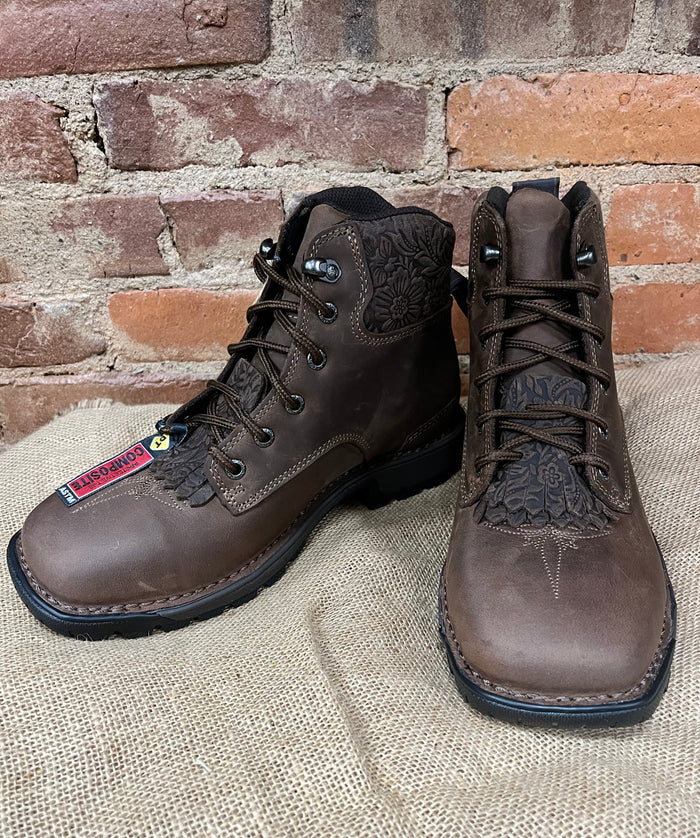 Rocky Women’s Legacy 32 6" Lace Up Waterproof Composite Safety Toe Work Boots RKW0411-Painted Cowgirl Western Store
