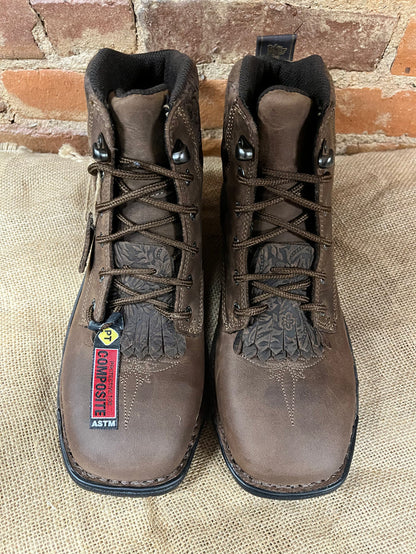 Rocky Women’s Legacy 32 6" Lace Up Waterproof Composite Safety Toe Work Boots RKW0411-Painted Cowgirl Western Store