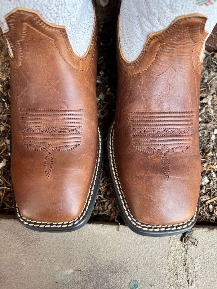Ariat Men's Sport Orgullo Mexicano Chocolate Cowboy Boots 10038385-Painted Cowgirl Western Store