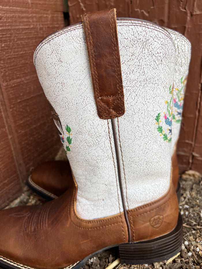 Ariat Men's Sport Orgullo Mexicano Chocolate Cowboy Boots 10038385-Painted Cowgirl Western Store