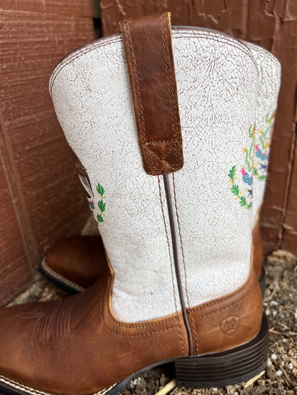 Ariat Men's Sport Orgullo Mexicano Chocolate Cowboy Boots 10038385-Painted Cowgirl Western Store