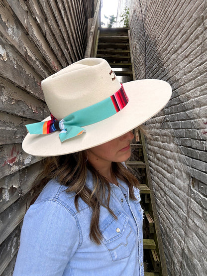 Charlie One Horse Indian Lodge Ivory Western Fashion Cowgirl Hat CWINDL-0036 28-Painted Cowgirl Western Store