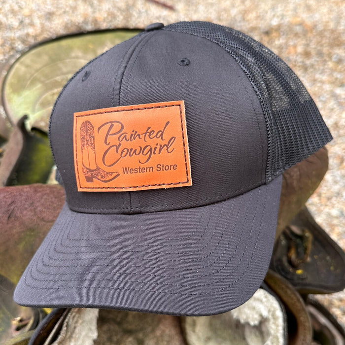 Painted Cowgirl Black Unisex Ball Cap-Painted Cowgirl Western Store
