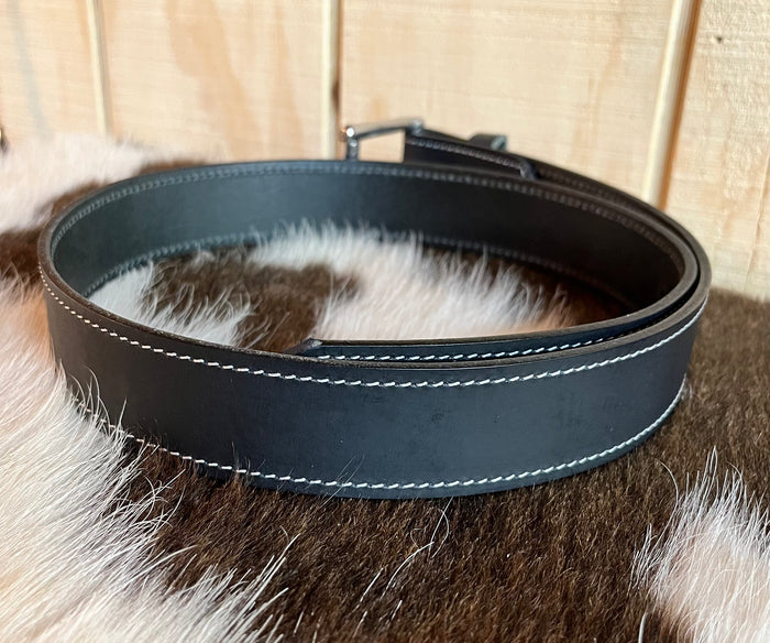 Kentucky Leather Works Black Unisex Belt 1401-Painted Cowgirl Western Store