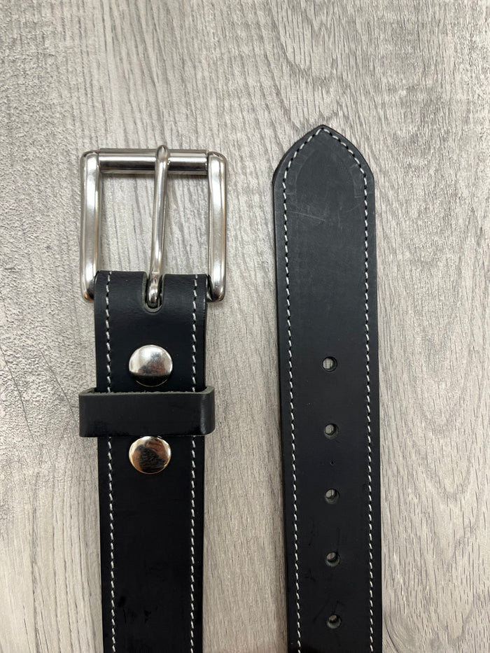 Kentucky Leather Works Black Unisex Belt 1401-Painted Cowgirl Western Store