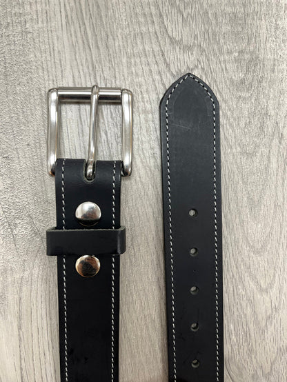 Kentucky Leather Works Black Unisex Belt 1401-Painted Cowgirl Western Store
