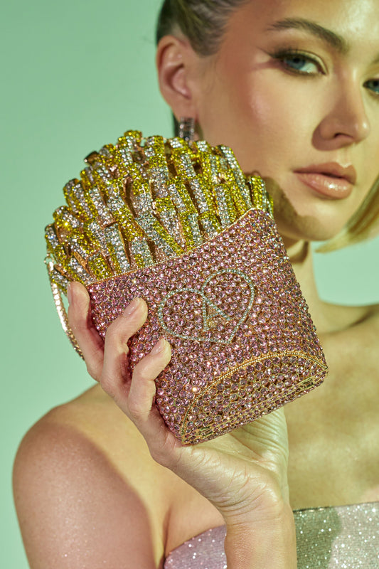 A-MAZING FRENCH FRY BLING PURSE