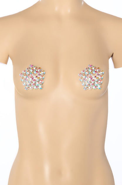 AB RHINESTONE NIPPIE STICKERS