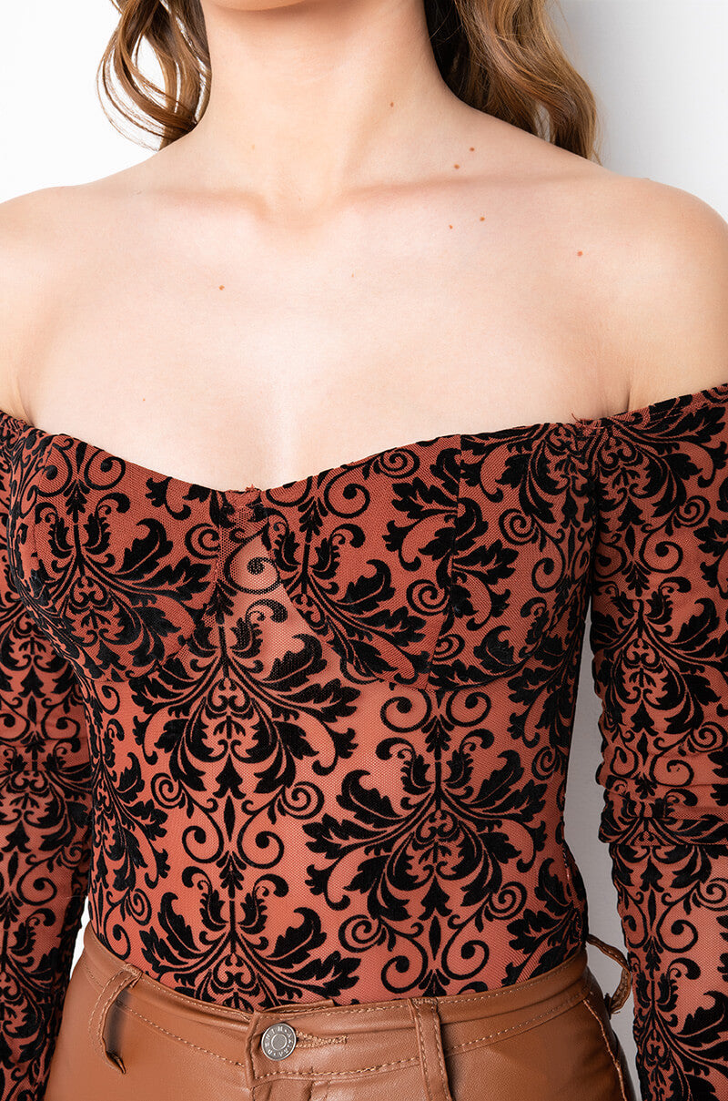 ADDICTION OFF THE SHOULDER BODYSUIT
