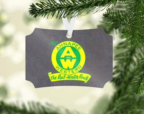 Ahnapee & Western (AWRR) Railroad Ornament