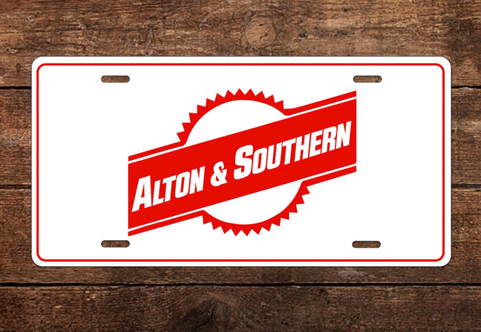 Alton & Southern Railroad Classic License Plate