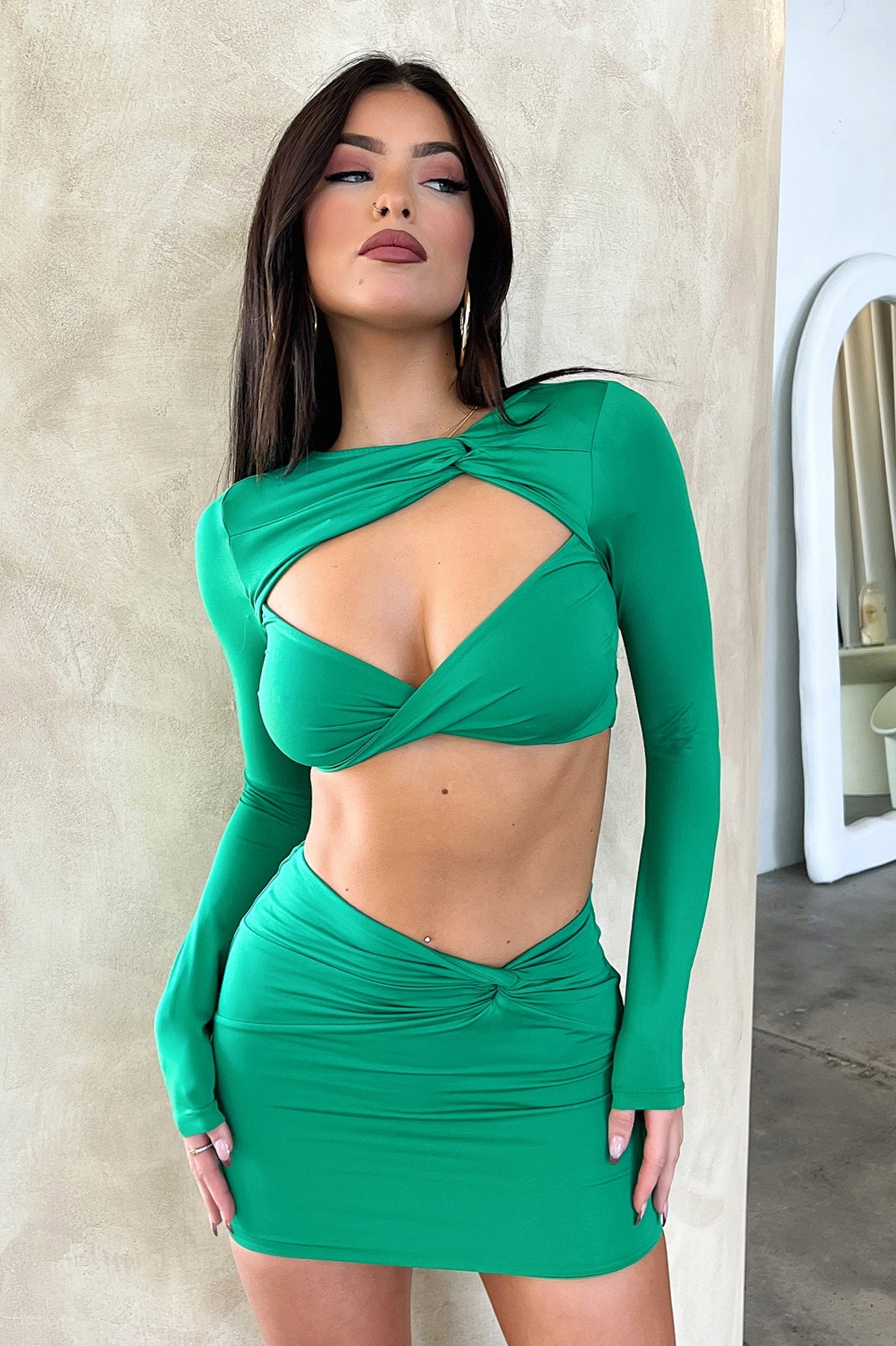 Anesha Crop - Green