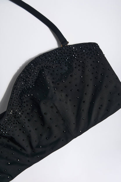 Bandeau Bikini Top in Black