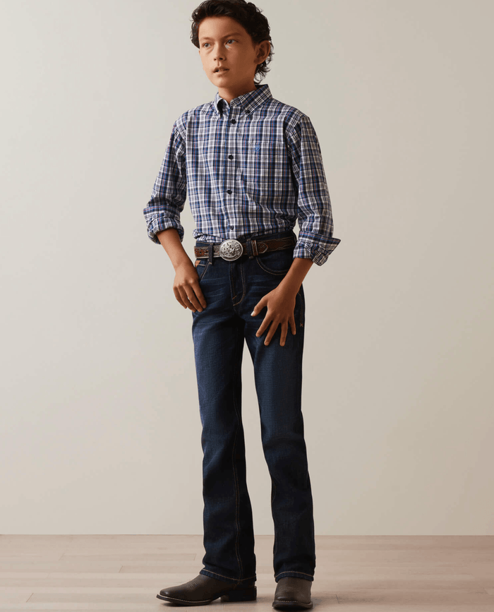 Ariat Boy's B5 Slim Fit Trevor Stretch Straight Leg Jeans 10043179
