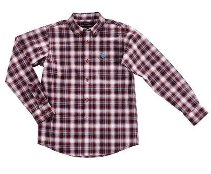 Ariat Boy's Pro Kenneth Snow Bunting Long Sleeve Western Shirt 10042800-Painted Cowgirl Western Store