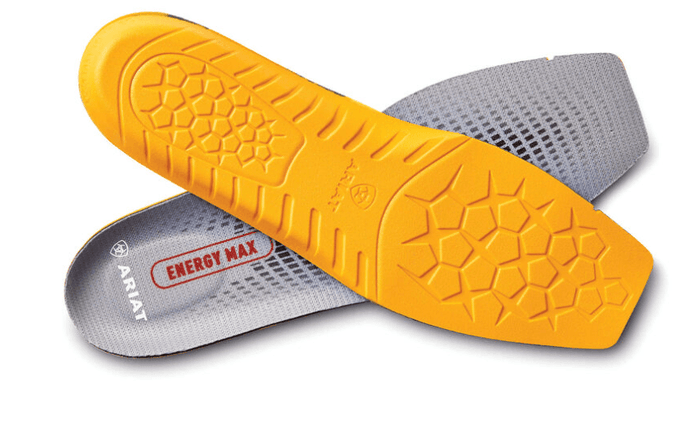 Ariat Energy Max Women's Wide Square Toe Insoles Anti-Fatigue Cushioning & Rebound 10032210
