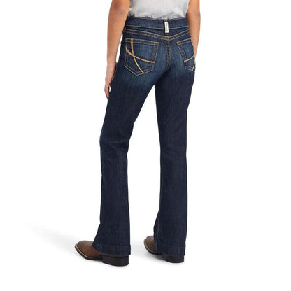 Ariat Girl's REAL Amira Wide Leg Stretch Trouser Jeans 10041104-Painted Cowgirl Western Store
