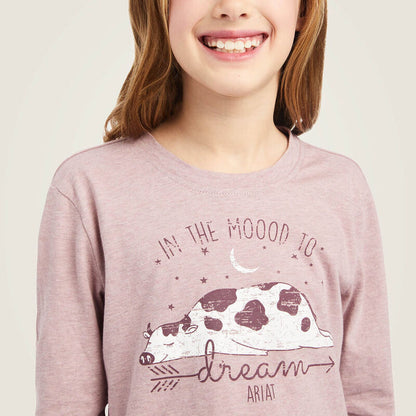 Ariat Girl's R.E.A.L Dreaming Mood Long Sleeve Tee 10042298-Painted Cowgirl Western Store