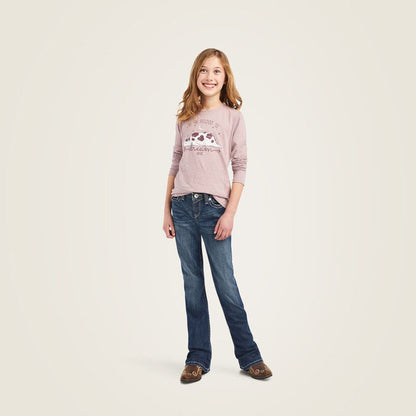 Ariat Girl's R.E.A.L Dreaming Mood Long Sleeve Tee 10042298-Painted Cowgirl Western Store