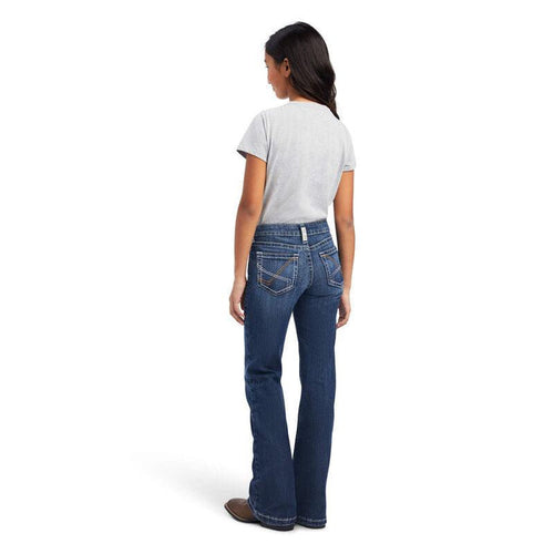 Ariat Girl's REAL Esmeralda Boot Cut Jeans 10042215-Painted Cowgirl Western Store