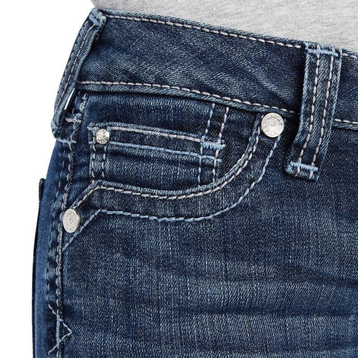 Ariat Girl's REAL Esmeralda Boot Cut Jeans 10042215-Painted Cowgirl Western Store