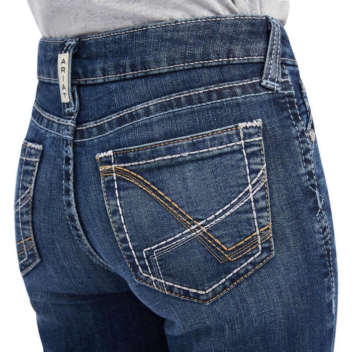 Ariat Girl's REAL Esmeralda Boot Cut Jeans 10042215-Painted Cowgirl Western Store