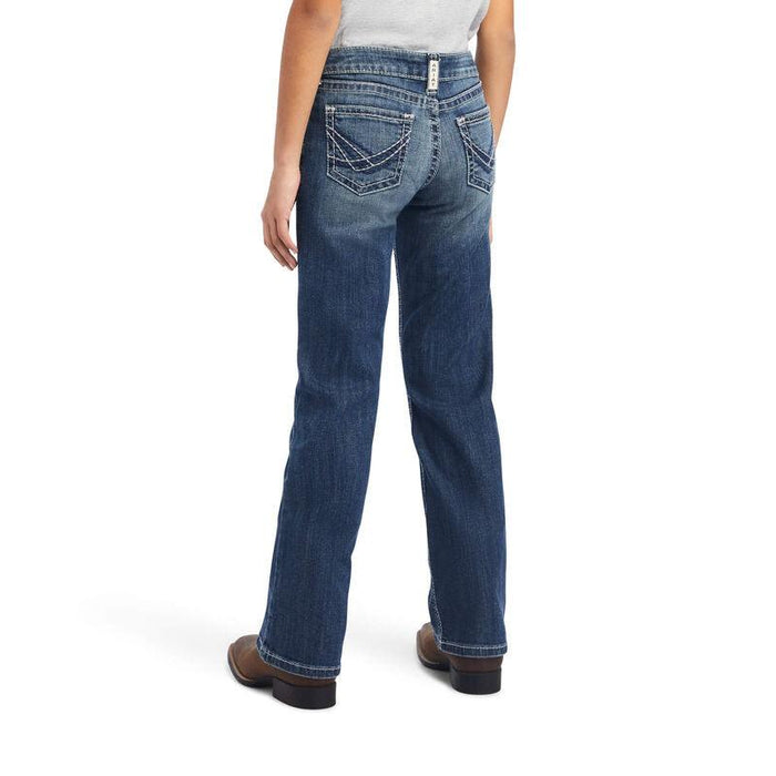 Ariat Girl's REAL Raquel Stretch Boot Cut Jeans 10041105-Painted Cowgirl Western Store