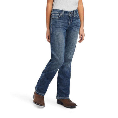 Ariat Girl's REAL Raquel Stretch Boot Cut Jeans 10041105-Painted Cowgirl Western Store