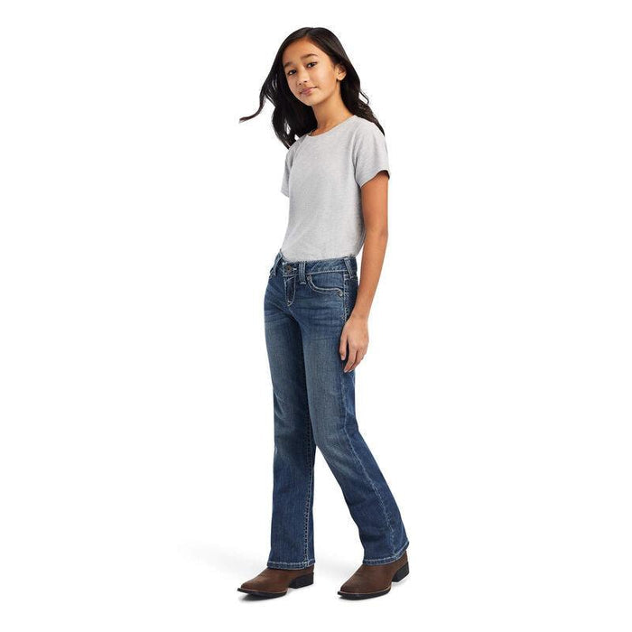 Ariat Girl's REAL Raquel Stretch Boot Cut Jeans 10041105-Painted Cowgirl Western Store