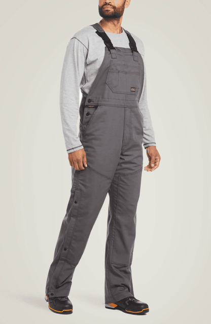 Ariat Men's Grey Rebar Duracanvas Unlined Bib 10034653