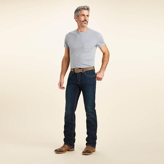 Ariat Men's M5 Regular Fit Straight Leg Roadhouse Jean 10043189-Painted Cowgirl Western Store