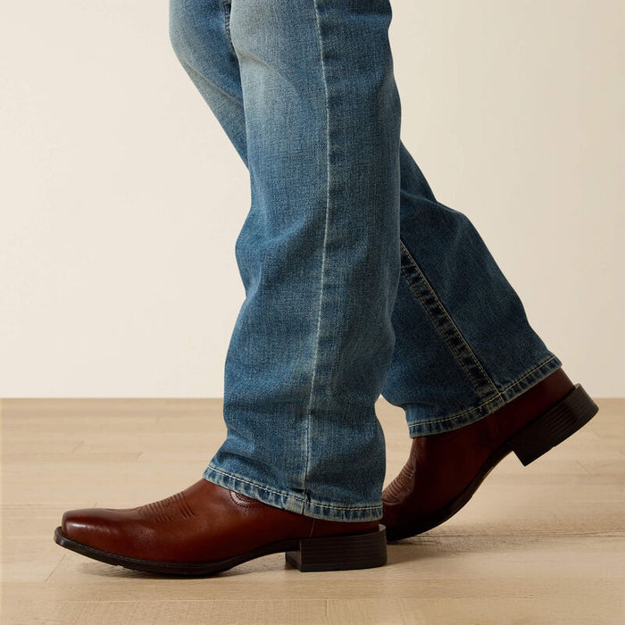 Ariat Men's M7 Rocker Stretch Stirling Shasta Light Wash Stackable Straight Leg Jean 10031997