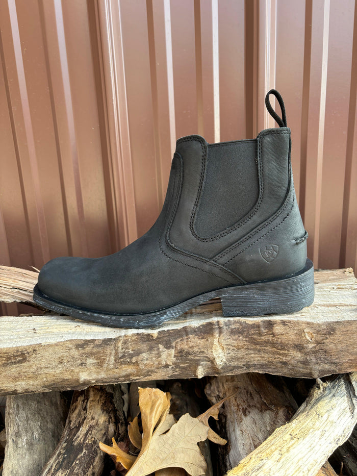 Ariat Men's Midtown Rambler Black Square Toe Chelsea Boots 10050876-Painted Cowgirl Western Store