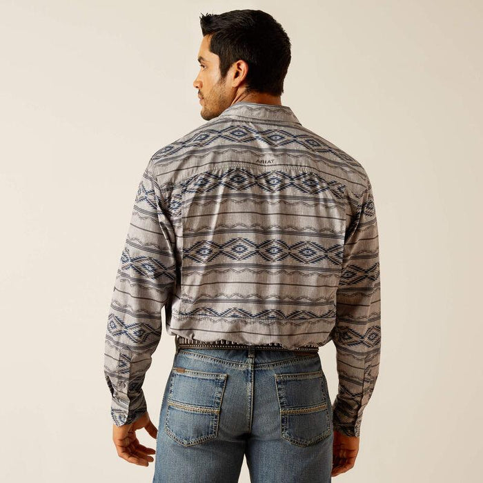 Ariat Men's Moon Mist VentTEK Outbound Classic Fit Long Sleeve Western Shirt 100489015-Painted Cowgirl Western Store