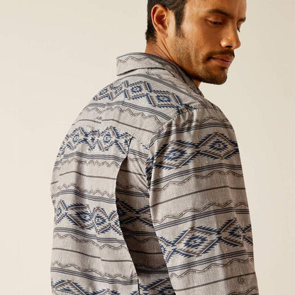 Ariat Men's Moon Mist VentTEK Outbound Classic Fit Long Sleeve Western Shirt 100489015-Painted Cowgirl Western Store