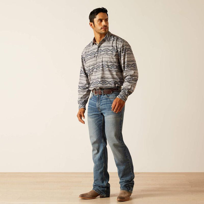 Ariat Men's Moon Mist VentTEK Outbound Classic Fit Long Sleeve Western Shirt 100489015-Painted Cowgirl Western Store