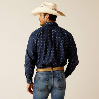 Ariat Men's Percy Midnight Classic Fit Long Sleeve Western Shirt 10048382-Painted Cowgirl Western Store
