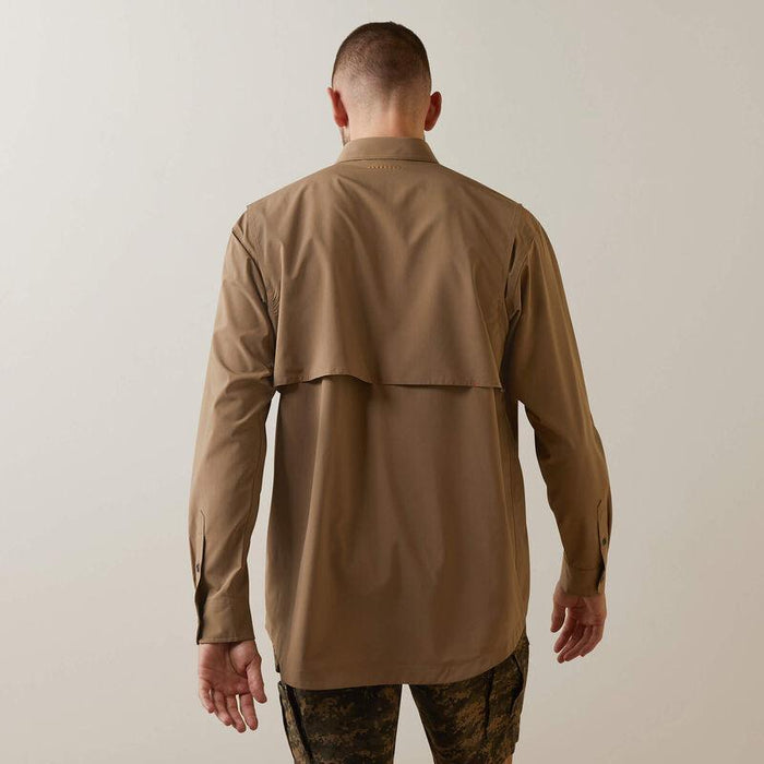 Ariat Men's Rebar Khaki VentTEK DuraStretch Long Sleeve Shirt 10043836-Painted Cowgirl Western Store