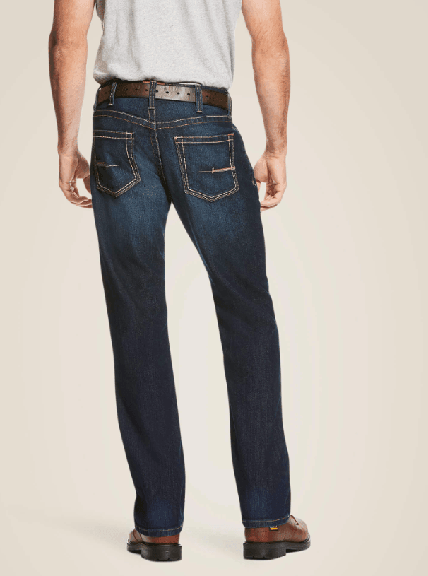 Ariat Men's Rebar M4 Low Rise DuraStretch Boot Cut Jeans 10022608