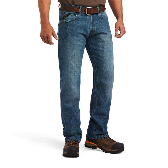 Ariat Men's Rebar M5 DuraStretch Stackable Straight Leg Jeans 10039288-Painted Cowgirl Western Store