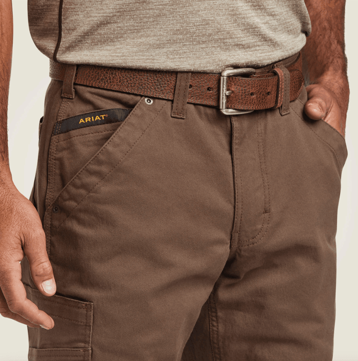 Ariat Men's Rebar M5 Straight DuraStretch Washed Twill Dungaree Straight Leg Pant 10041064
