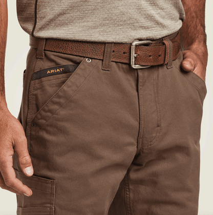 Ariat Men's Rebar M5 Straight DuraStretch Washed Twill Dungaree Straight Leg Pant 10041064