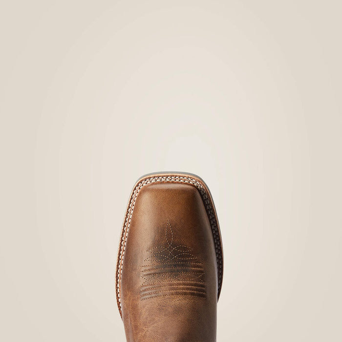 Ariat Men's Ridin' High Pecan Brown Square Toe Cowboy Boot 10042468-Painted Cowgirl Western Store
