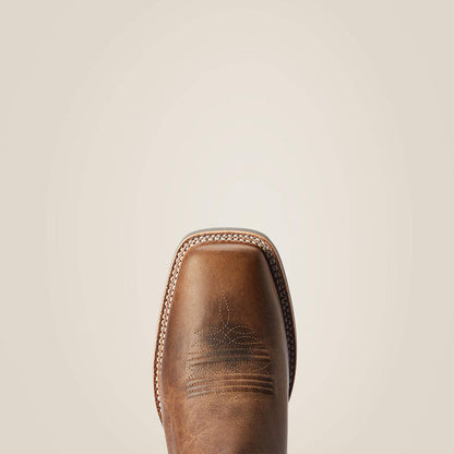 Ariat Men's Ridin' High Pecan Brown Square Toe Cowboy Boot 10042468-Painted Cowgirl Western Store