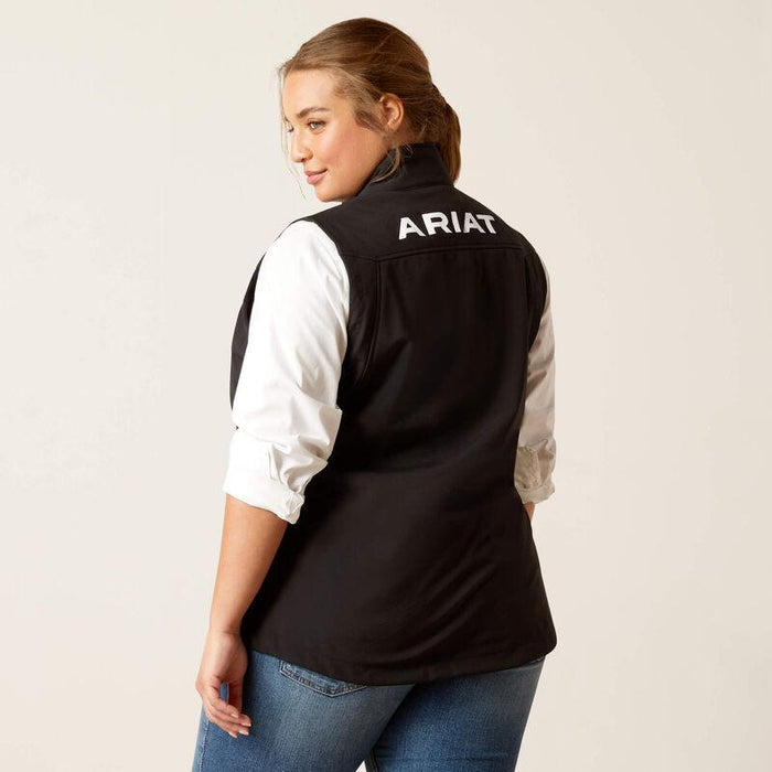 Ariat Women's Black New Team Softshell Vest 10020762-Painted Cowgirl Western Store