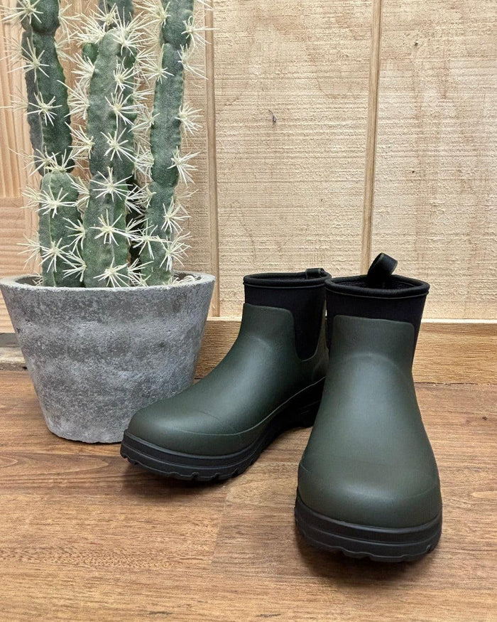 Ariat Women's Dark Olive Green Kelmarsh Shortie Rubber Boots 10047066-Painted Cowgirl Western Store