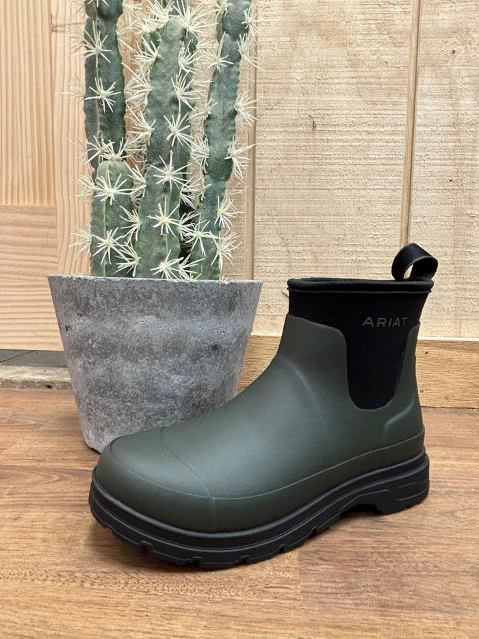 Ariat Women's Dark Olive Green Kelmarsh Shortie Rubber Boots 10047066-Painted Cowgirl Western Store